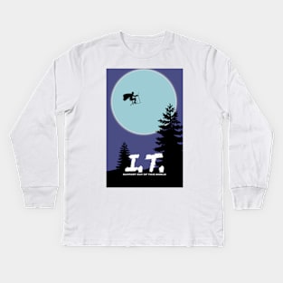 I.T. - E.T. Movie Parody Kids Long Sleeve T-Shirt